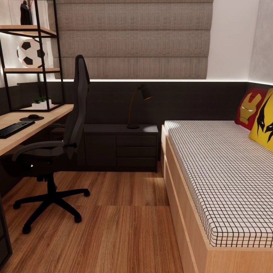 Projeto de marcenaria sob medida — home office